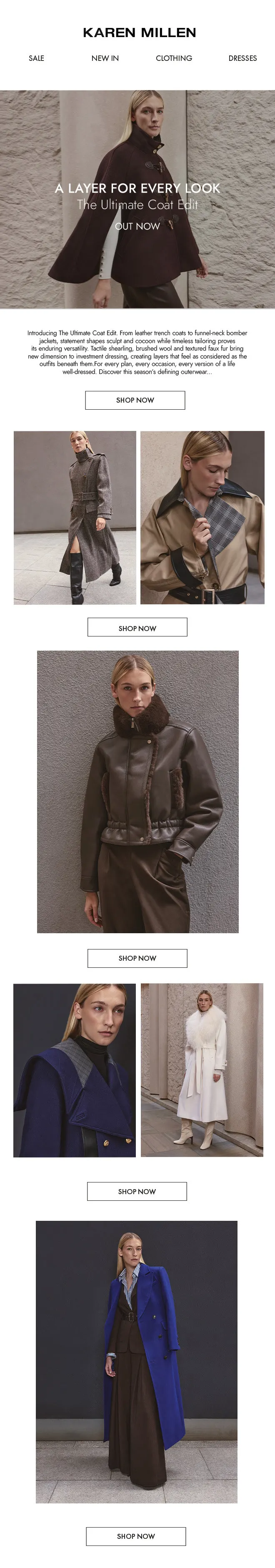 Coat Edit launch email