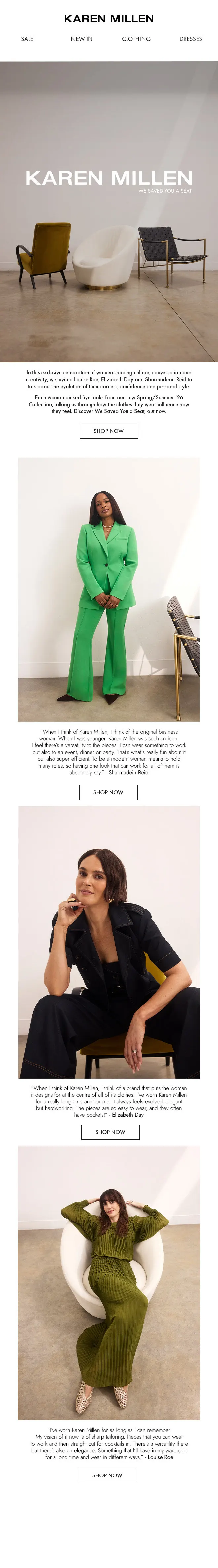 We Saved You A Seat launch email
