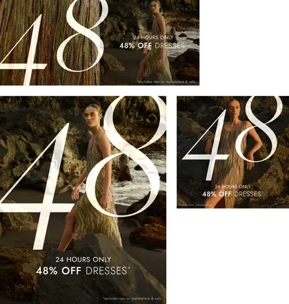 48% off dresses artwork set