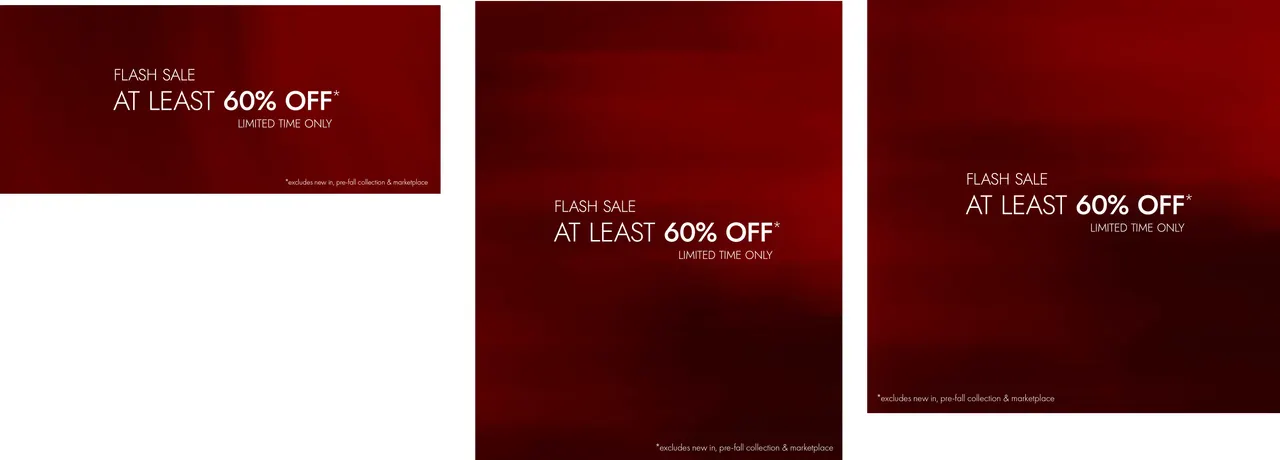 Flash sale 60% off artwork