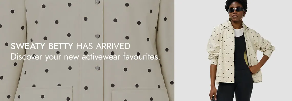 Sweaty Betty launch banner